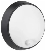 Aplică LED de exterior cu senzor LED/12W/230V IP65 negru