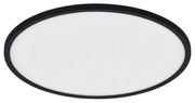 Plafoniera LED design slim, 3-step MOODMAKER, 2700K, Oja 42 negru