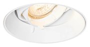 Spot modern încastrat alb GU10 rotund fără rama - Oneon