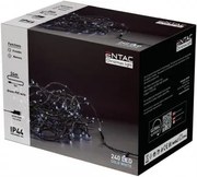 Instalatie exterior 240 LED alb rece 24m IP44 Entac