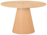 Masa rotunda de dining ANGEL 120x120 cm, decor stejar