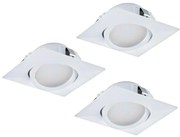 Eglo 95844 - SET 3x Corp de iluminat LED tavan fals PINEDA 1xLED/6W/230V