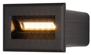 Spot LED incastrabil scari / perete exterior IP65 Bosca negru 8,4cm