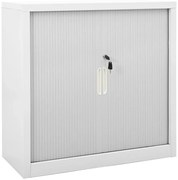 vidaXL Dulap cu ușă glisantă, gri, 90x40x90 cm, oțel