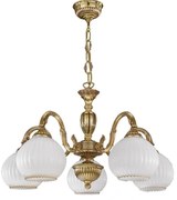 Candelabru din alama cu 5 brate design italian 9300