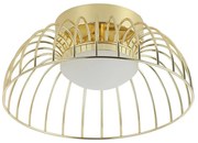 Plafonieră LED BETSY, 12 W / 230 V, Ø 25 cm, aurie