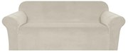 Husa elastica pentru canapea cu 2 locuri VELTO Culoare: Crem
