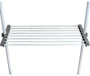 Wenko Raftă telescopică din sârmă Herkules, 73–120 cm, albă