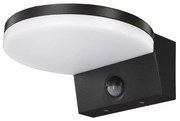 Aplică LED de exterior cu senzor LED/15W/230V IP65 negru Top Light