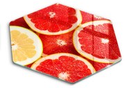 Tocător din sticlă Felii de grapefruit