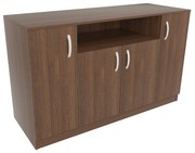 Comoda haaus Remi, 4 Usi, Wenge, 135 x 50 x 80 cm