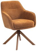 Set de scaune de sufragerie portocaliu 2 buc. tapițat Avola – Unique Furniture