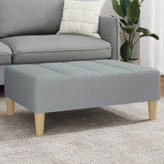 vidaXL Taburet, gri deschis, 77x55x31 cm, material textil