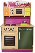 Bucătărie pentru copii, din lemn, 61 x 100 x 33 cm