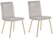 Set 2 buc. scaune pentru sufragerie Rundo (gri). 1010067