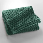 Pătură verde din microflanel 125x150 cm Mini Frosty – douceur d'intérieur