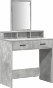 vidaXL Masă de Machiaj Gri din beton 79 x 41 x 140 cm Lemn compozit