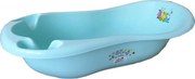 Cadita ergonomica pentru bebelusi si copii NOVOKIDS™ Little Bear , baita bebe, dimensiuni 100X50X25, suport anti alunecare, supapa scurgere,Turquoise