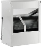 vidaXL Urmărire pentru iepuri Argintiu 20 x 12,5 x 25 cm