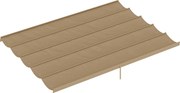Outsunny Acoperiș de Schimb pentru Pergolă cu 10 Orificii de Drenaj,  Permeabil, 4x3 m, Bej | Aosom Romania