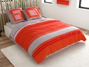 Lenjerie de pat din bumbac Renforce TABITA rosie Dimensiune lenjerie de pat: 2 buc 80 x 80 cm | 200 x 200 cm