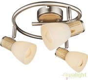 Lustra aplicata design modern 3 brate GYLFI 54352-3 GL
