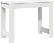 vidaXL Birou, alb, 100x45x75 cm, PAL