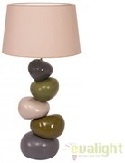 Veioza din ceramica Madame Galet gri/ verde, inaltime 100cm Madame Galet FL