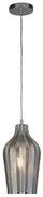 Pendul sticla deco stil modern Chevron fumuriu 3451SM SRT