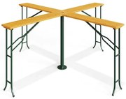 Deuba Masa de bar Quattro 241x241x104 cm