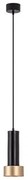 Pendul, lustra design modern Linu negru, auriu 10,5cm