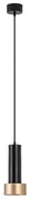 Pendul, lustra design modern Linu negru, auriu 10,5cm