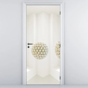 Fototapet pentru ușă - Priveliște în interior abstract (95x205cm)