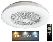 Plafonieră LED cu ventilator STAR LED/48W/230V + telecomandă