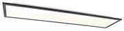 Plafoniera moderna neagra cu LED inclus 120 cm - Liv
