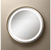 Oglindă LED retroiluminată pentru baie Zuma Line D251801 24W/230V 3000/4000/6000K IP44 auriu