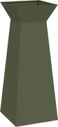 vidaXL Vază pe pilon Oliv 40 x 40 x 100 cm