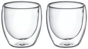 Set 2 pahare 250ml, termorezistente, Mia
