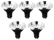 Set de 5 becuri LED GU10 cu Kelvin reglabil în 3 trepte 70mm 6W 500 lm 2200 - 3600K