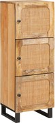 vidaXL Bufet cu depozitare Maro 90 x 33 x 75 cm Lemn de mango solid