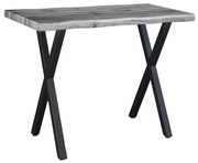 Masa de bar design industrial WILD 120cm, gri