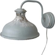 Aplica de perete din metal, finisaj antichizat, „Antique Opal”