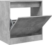 vidaXL Pantofar, gri beton, 60x34x63,5 cm, lemn compozit