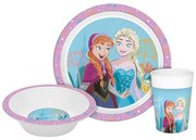 Disney Regatul de gheață Enchanted set de masă, set micro plastic într-o cutie
