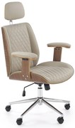 Scaun de birou Timber bej/nuc H122 cm