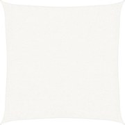 vidaXL Pânză parasolar, alb, 2,5 x 2,5 m, HDPE, 160 g/m²