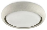 Plafoniera LED exterior iluminat minimalist IP44 ANGA 24cm alba