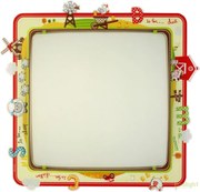 Aplica perete sau tavan camera copii cu imagini imprimate, My Little Farm 64406 DB