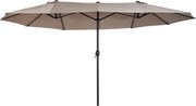 Outsunny umbrele de gradina umbrela dubla 4.6m gradina piscina | Aosom Romania