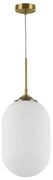 Lustra / Pendul design modern Athena II alama/alb NVL-9119112